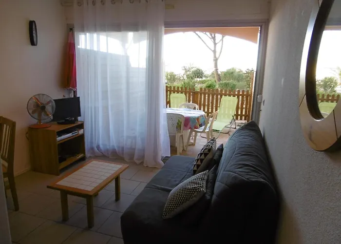 T2 Rez-de-chaussée, D'argos, Piscine, Accès Direct Plage, Parking, 4 Pers, Port - Fr-1-798-30 * Leucate